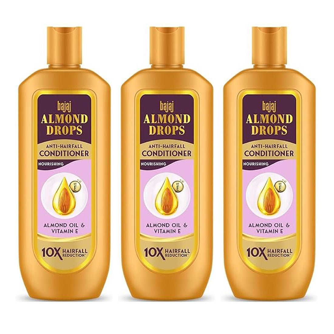 Bajaj Almond Drops Anti-Hairfall Conditioner 175ml Pack Of 3