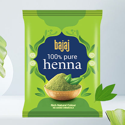 Bajaj Henna Rich Natural Colour For Hair Hand & Feed -500gm