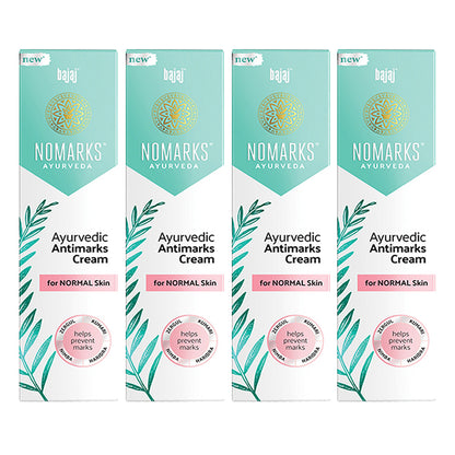 Bajaj Nomarks Ayurveda Cream For Normal Skin 25gm Pack Of 4