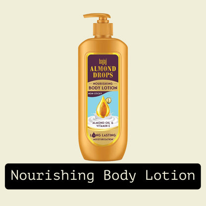 Bajaj Nourishing Body Lotion With Almond Oil And Vitamin E 400ml