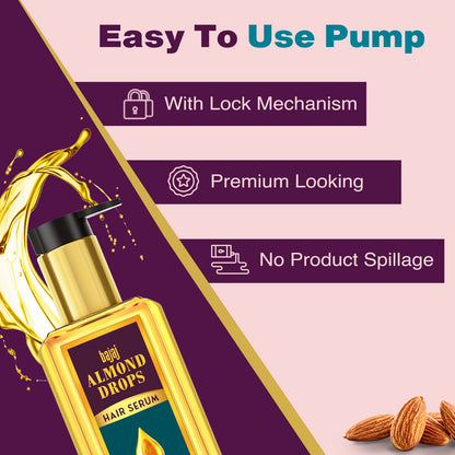 Bajaj Almond Drops Serum With Oil 100ml Pack Of 2