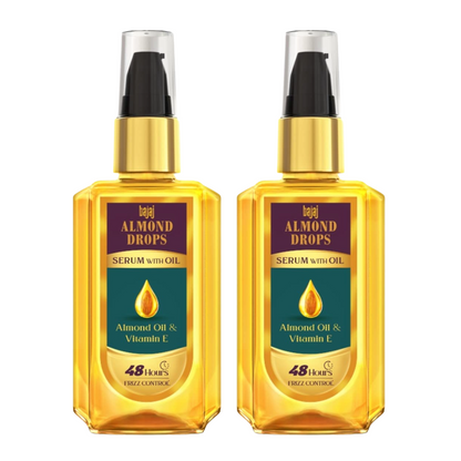 Bajaj Almond Drops Hair Serum With Oil 50ml Pack Of 2