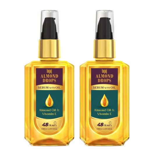 Bajaj Almond Drops Hair Serum With Oil 50ml Pack Of 2
