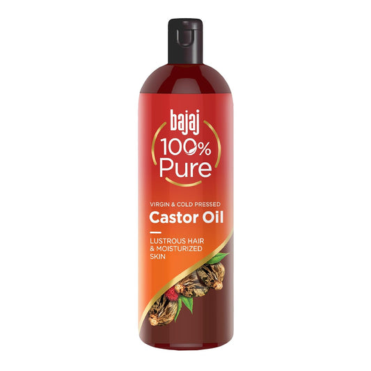 Bajaj 100% Pure Virgin & Cold Pressed Castor Oil 200ml