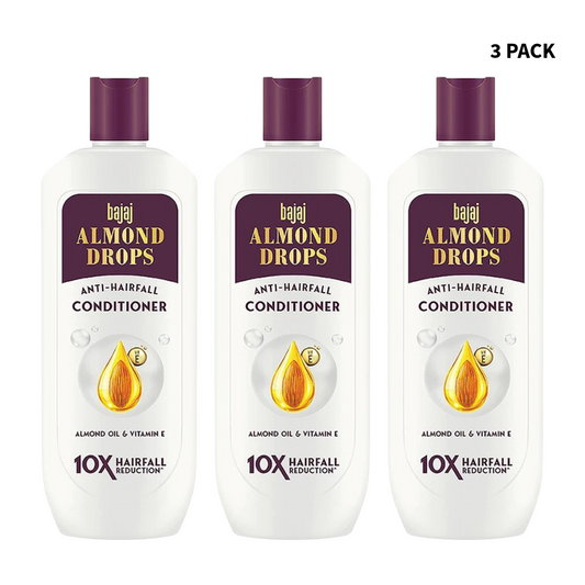 Bajaj Almond Drops Anti-Hairfall Conditioner 175ml Pack Of 3