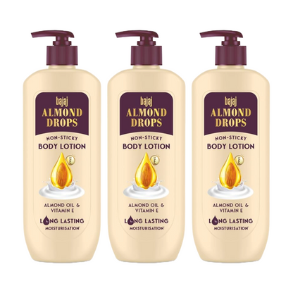 Bajaj Almond Drops Nourishing Body Lotion 400ml Pack Of 3