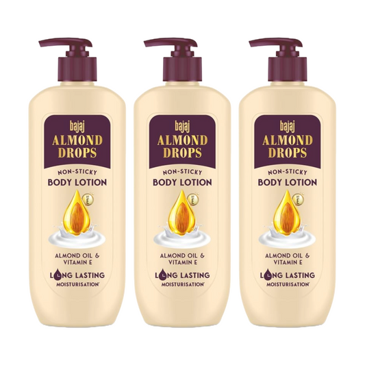 Bajaj Almond Drops Nourishing Body Lotion 400ml Pack Of 3