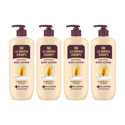 Bajaj Almond Drops Nourishing Body Lotion 400ml Pack Of 4