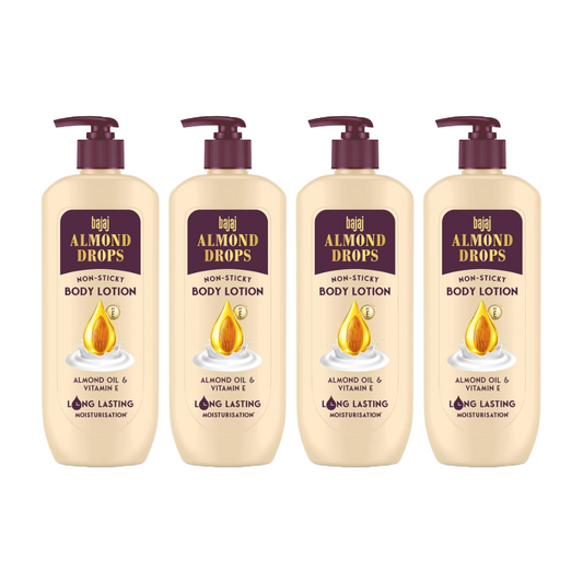 Bajaj Almond Drops Nourishing Body Lotion 400ml Pack Of 4
