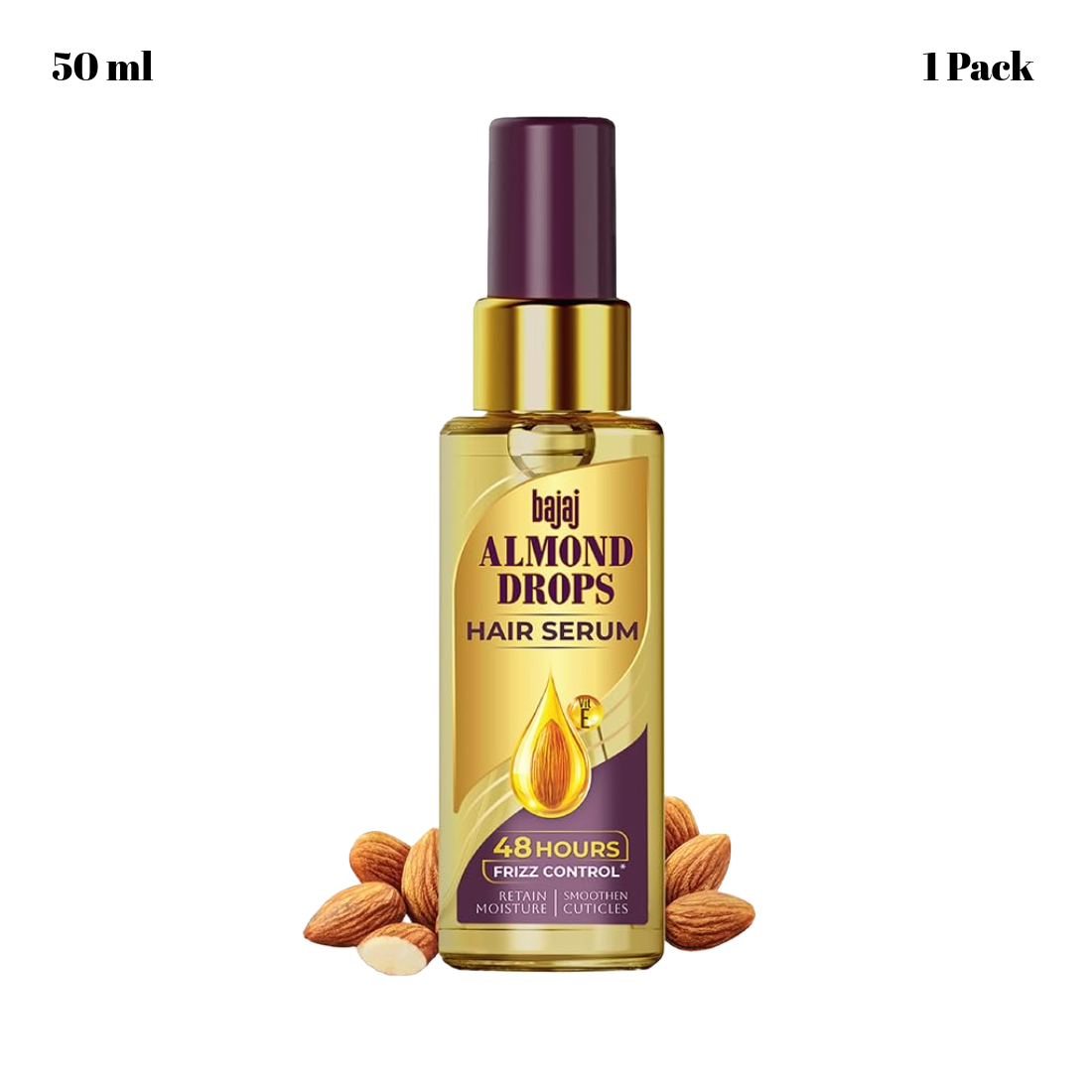 Bajaj Almond Oil And Vitamin E Hair Serum 50ml