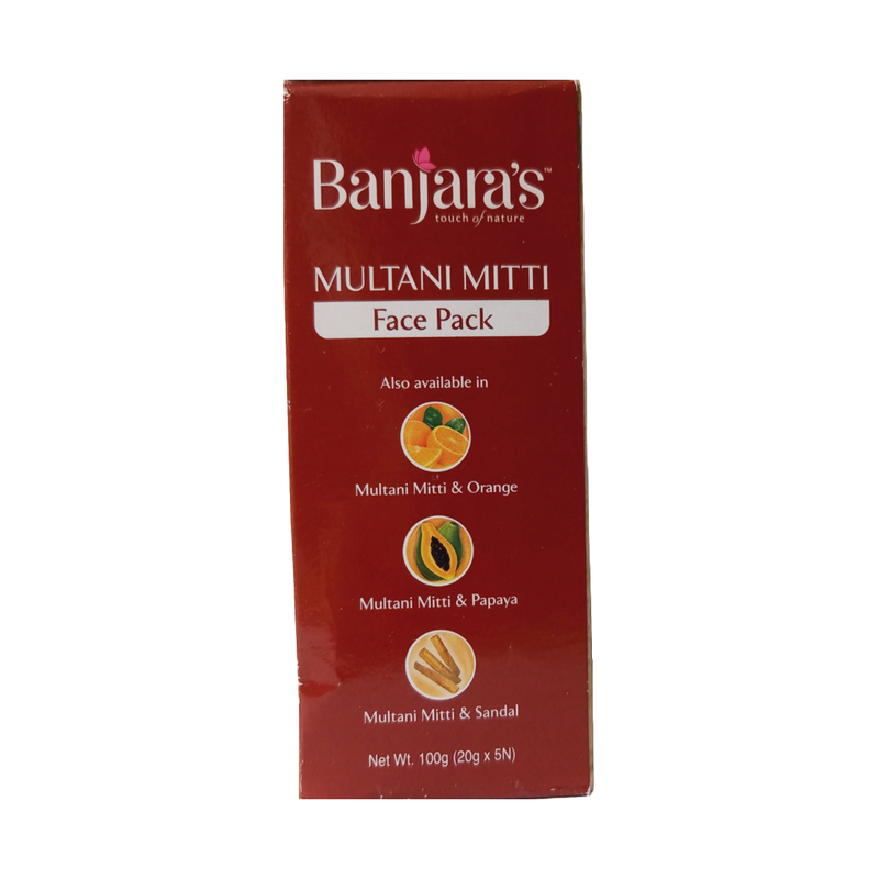 Face Pack Banjaras Multani Mitti 100gm