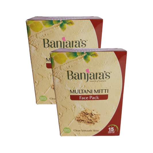 Banjaras Multani Mitti Face Pack 100gm Pack Of 2