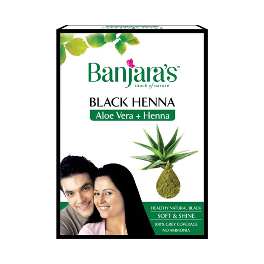 Banjaras Black Henna Aloe Vera + Henna 50gm