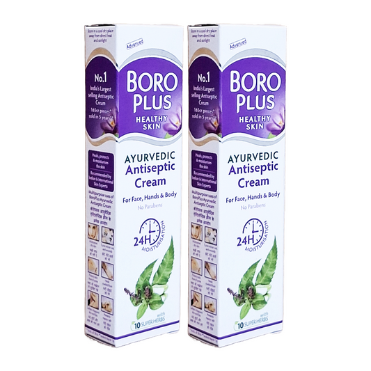 Boro Plus Healthy Skin Ayurvedic Antiseptic Cream 19ml Pack Of 2