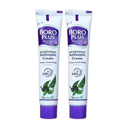 BoroPlus Ayurvedic Antiseptic Cream For Face Hand And Body 19ml Pack Of 2