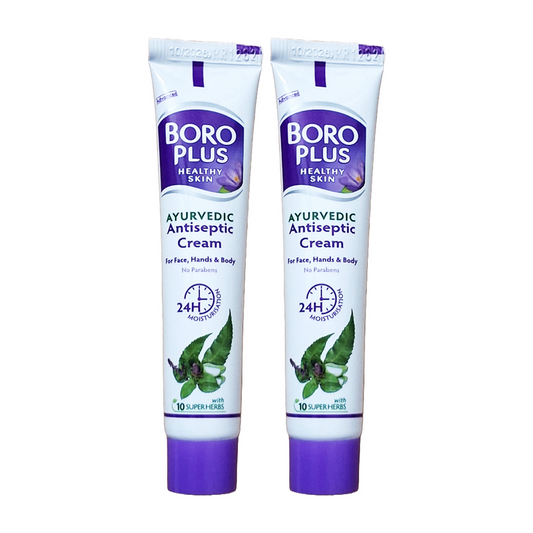 BoroPlus Ayurvedic Antiseptic Cream For Face Hand And Body 19ml Pack Of 2