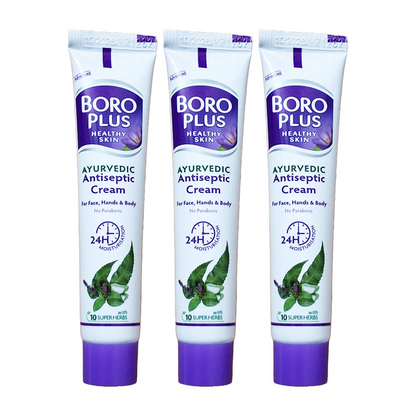 BoroPlus Ayurvedic Antiseptic Cream For Face Hand And Body 19ml Pack Of 3