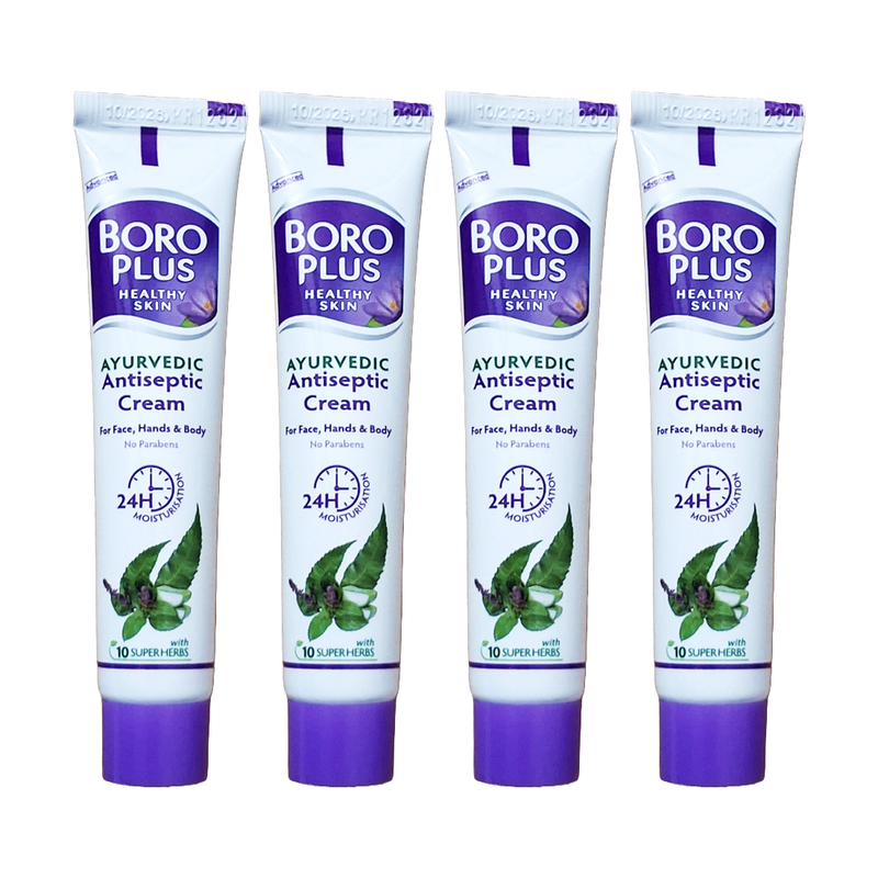 BoroPlus Ayurvedic Antiseptic Cream For Face Hand And Body 19ml Pack Of 4