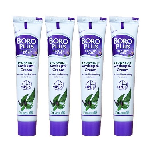 BoroPlus Ayurvedic Antiseptic Cream For Face Hand And Body 19ml Pack Of 4