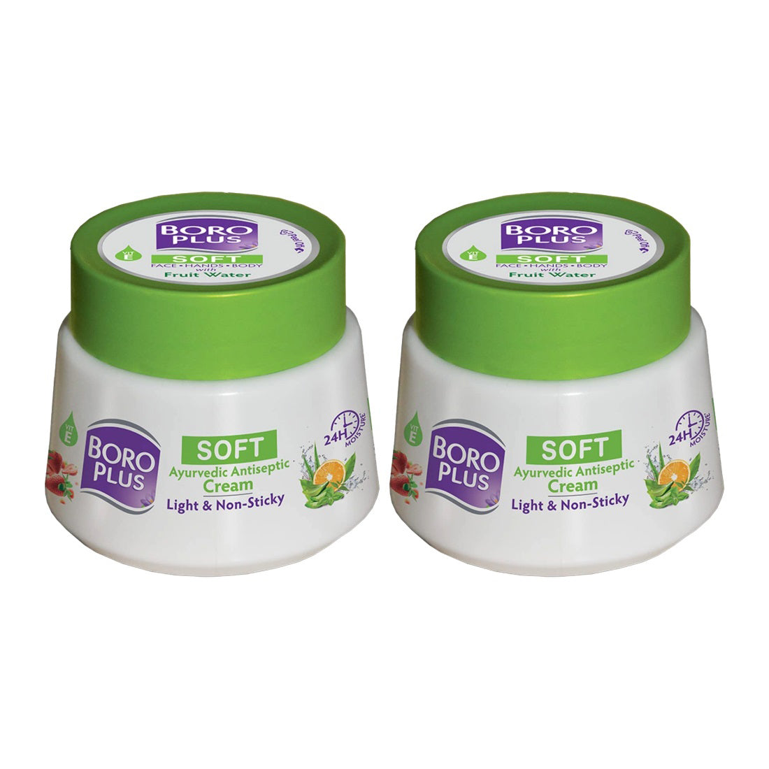 Boro Plus Soft Face Hand Body Cream 200ml Pack Of 2