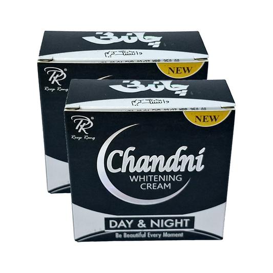 Chandni Whitening Cream Day And Night Be Beautiful Every Moment 30gm Pack Of 2