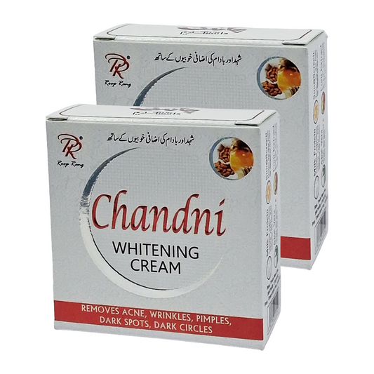 Chandni Fairness Skin Whitening Cream 30gm Pack Of 2