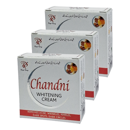 Chandni Fairness Skin Whitening Cream 30gm Pack Of 3