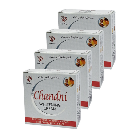 Chandni Fairness Skin Whitening Cream 30gm Pack Of 4