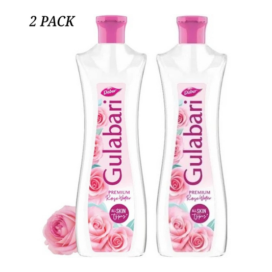 Dabur Premium Gulabari Rose Water Skin Glow 400ml Pack Of 2
