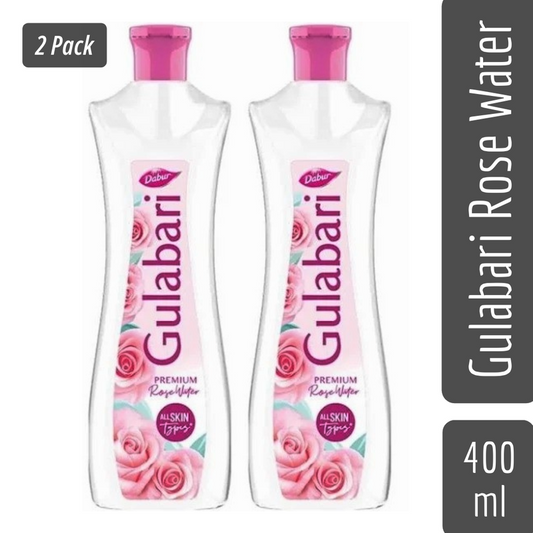 Dabur Gulabari Rose Water Premium For All Skin Type 400ml Pack Of 2
