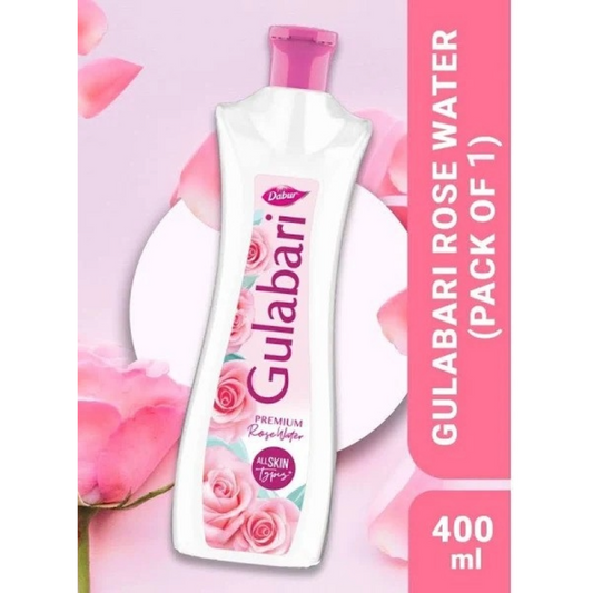 Dabur Rose Water Premium Gulabari For Face Glow -400ml