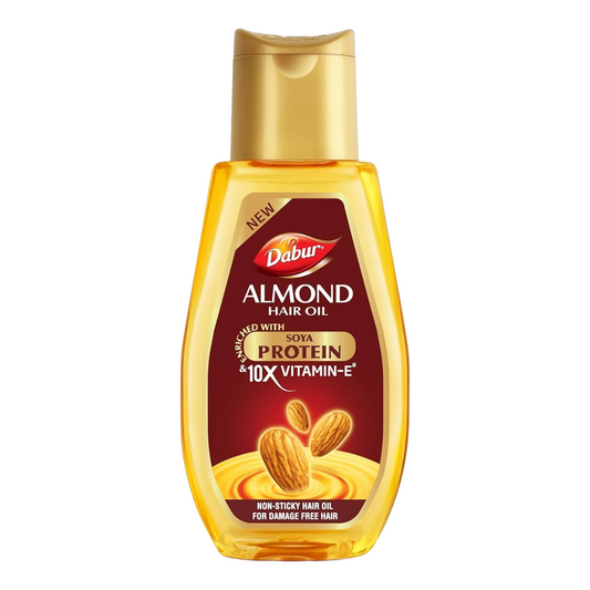 Dabur Almond Hair Oil Enriched With Soya Protein And 10X Vitamin-E 500ml