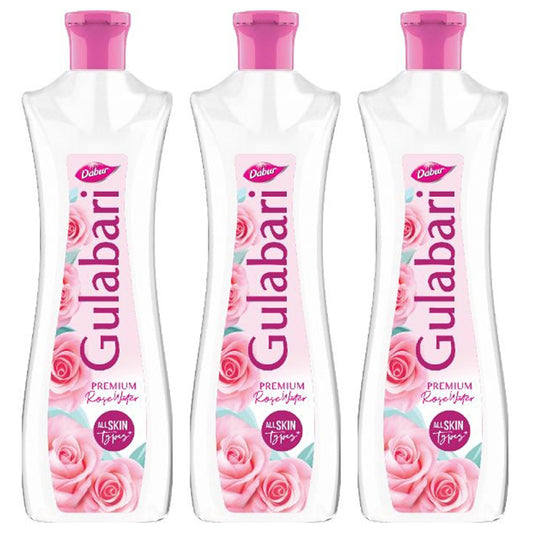 Dabur Gulabari Premium Rose Water Daily Glow 120ml Pack Of 3