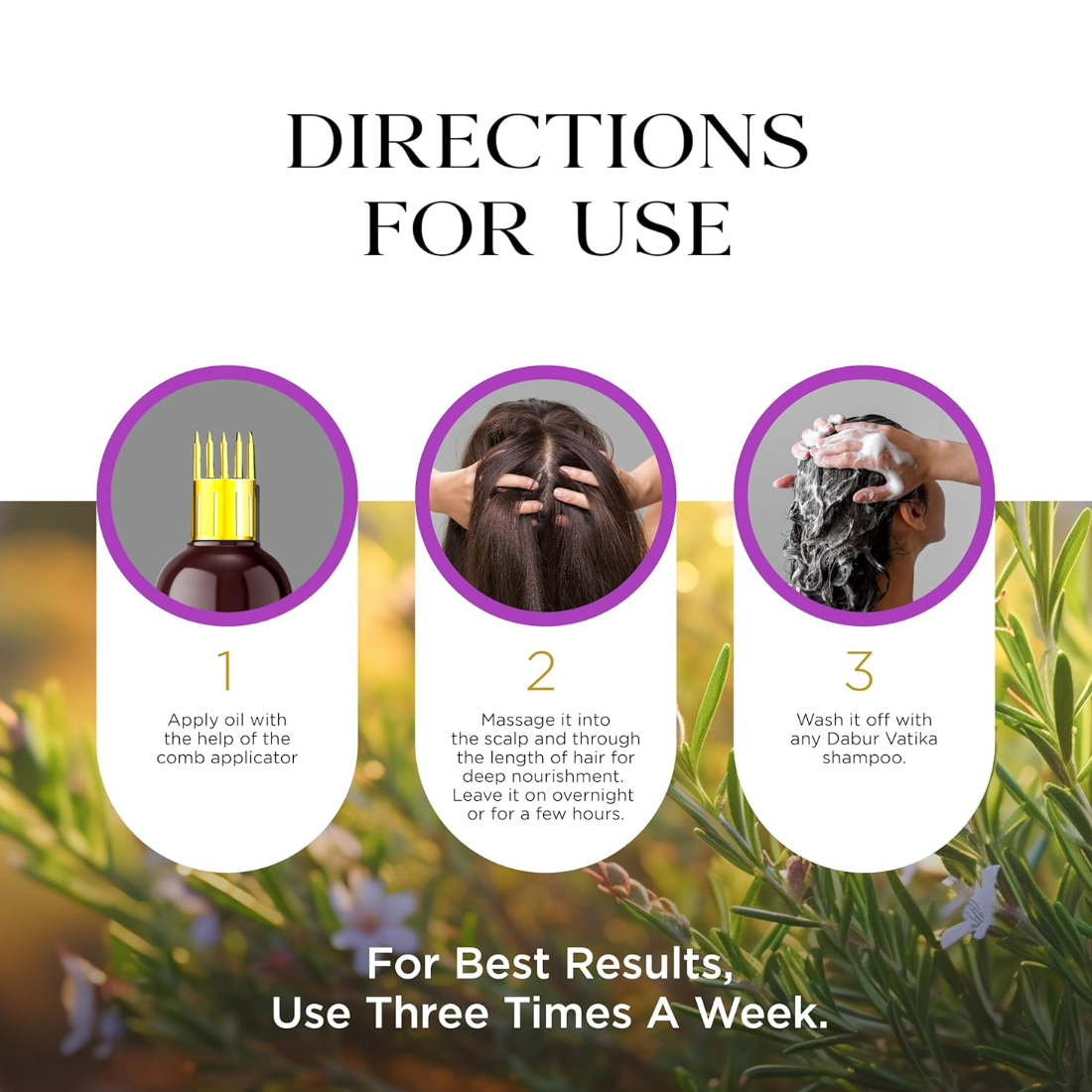 Dabur Vatika Naturals Rosemary Hair Growth Oil 100ml