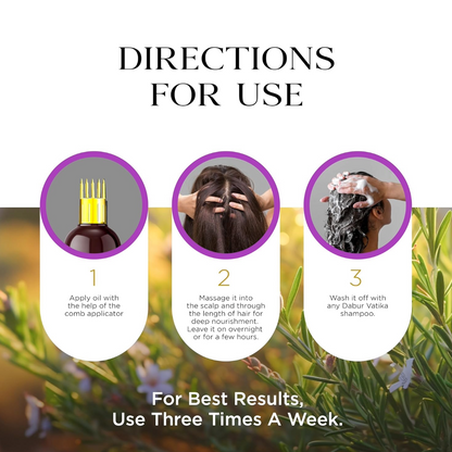 Dabur Vatika Naturals Rosemary Hair Growth Oil 100ml