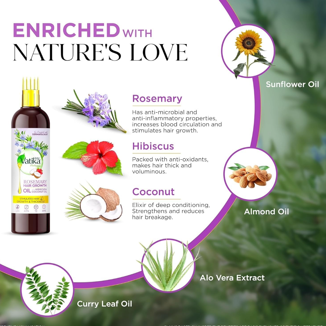 Dabur Vatika Naturals Rosemary Hair Growth Oil 100ml