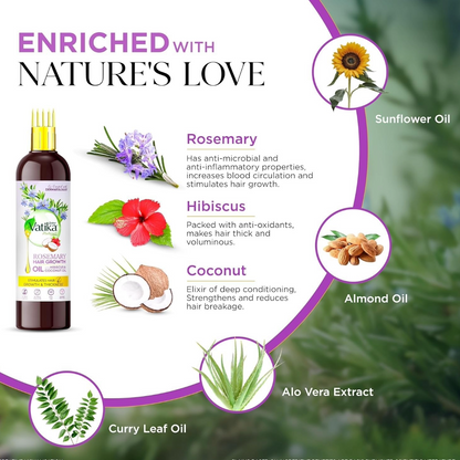 Dabur Vatika Naturals Rosemary Hair Growth Oil 100ml