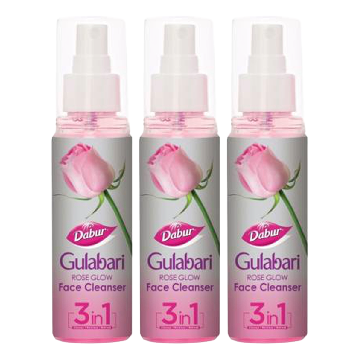 Dabur Gulabari Rose Glow Face Cleanser 100ml Pack Of 3