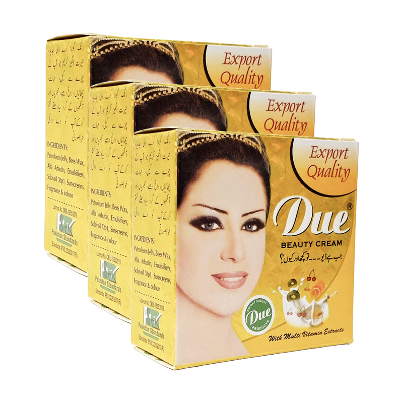 Due Fairness Beauty Cream (30gm) Pack Of 3