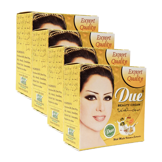 Due Fairness Beauty Cream (30gm) Pack Of 4