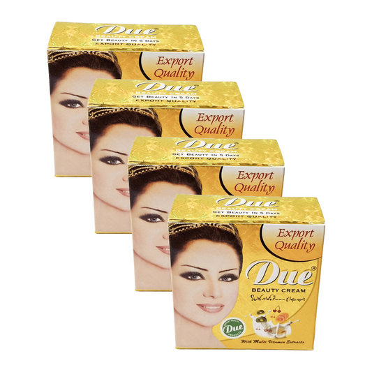 Due Face Care Beauty Cream -30gm Pack Of 4