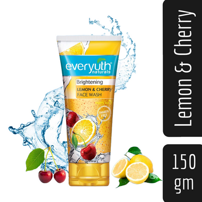 Everyuth Face Brightening Lemon And Cherry Face Wash -150gm