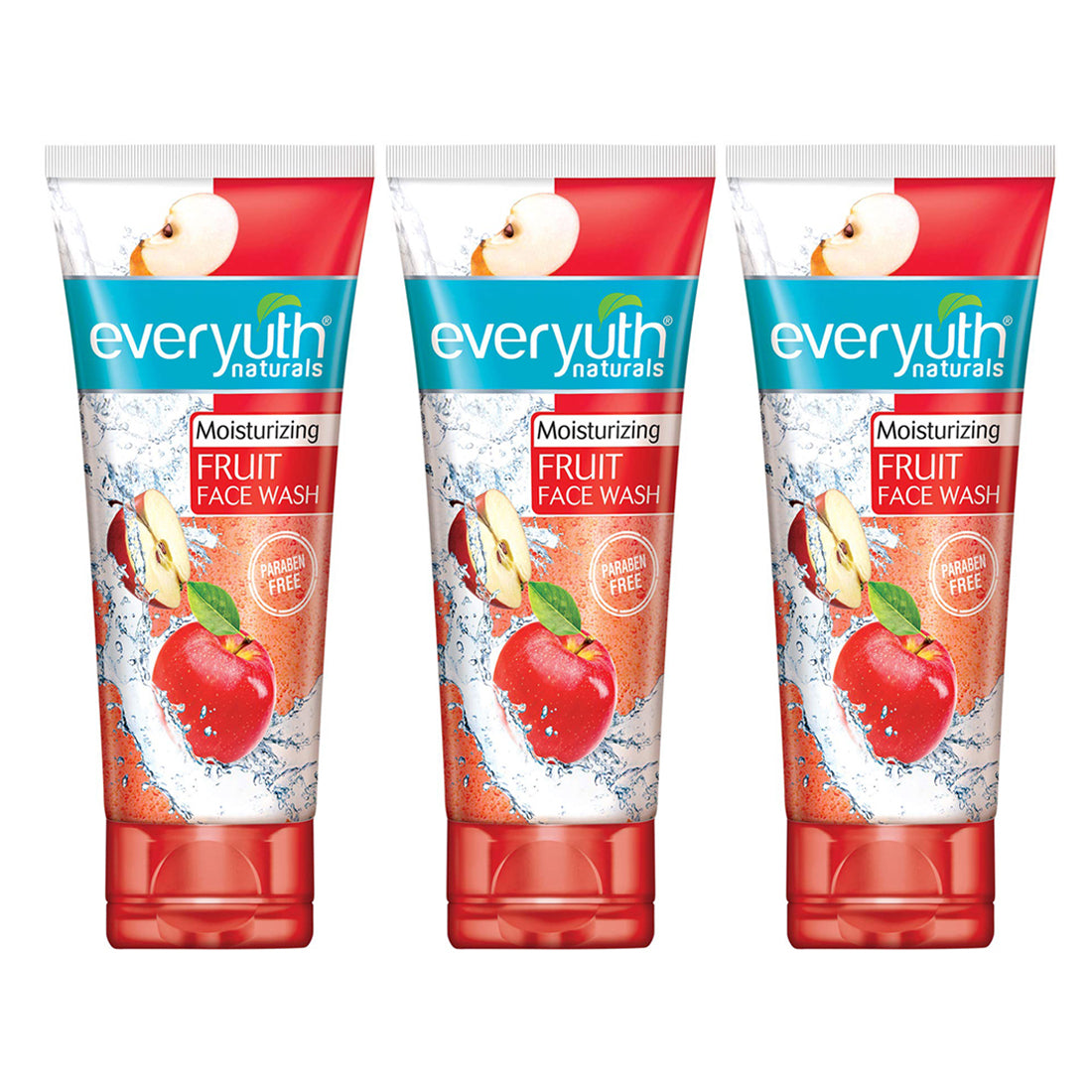 Everyuth Naturals Moisturizing Fruit Face Wash 150gm Pack Of 3