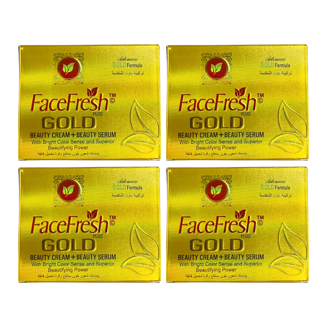 FaceFresh Gold Beauty Cream With Beauty Serum 30gm Pack Of 4