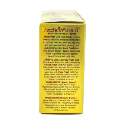 FaceFresh Plus Gold Fairness Beauty Cream And Serum 30gm
