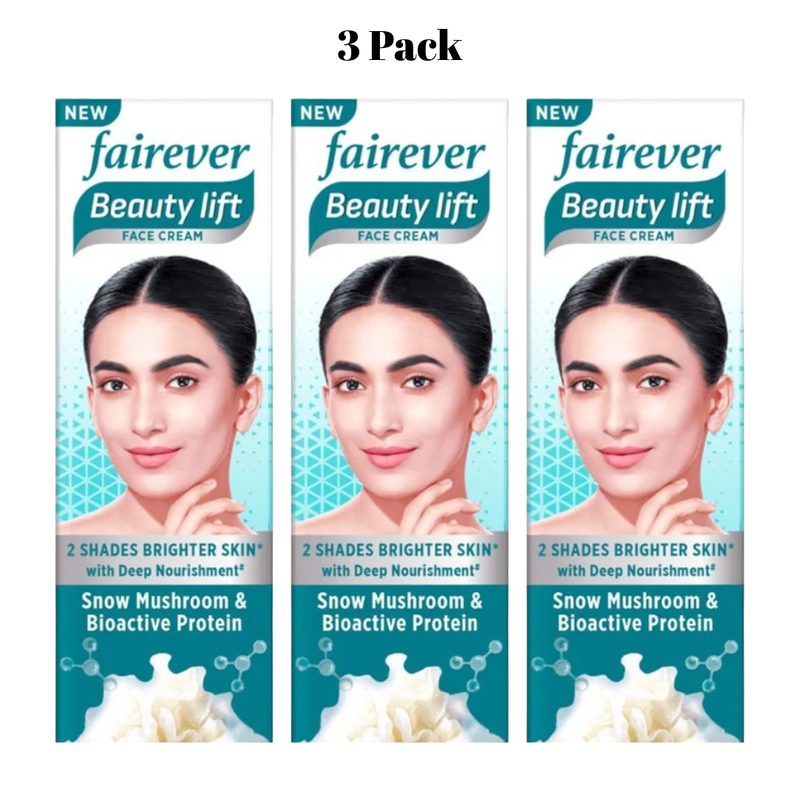 Fairever Beauty Lift 2 Shades Brighter Skin Face Cream 50gm Pack Of 3