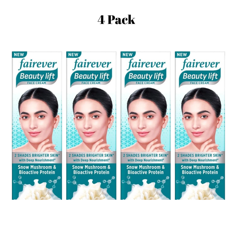 Fairever Beauty Lift 2 Shades Brighter Skin Face Cream 50gm Pack Of 4