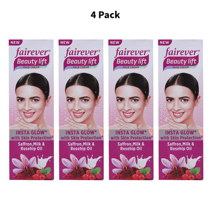 Fairever Beauty Lift Insta Glow Face Cream 25gm Pack Of 4