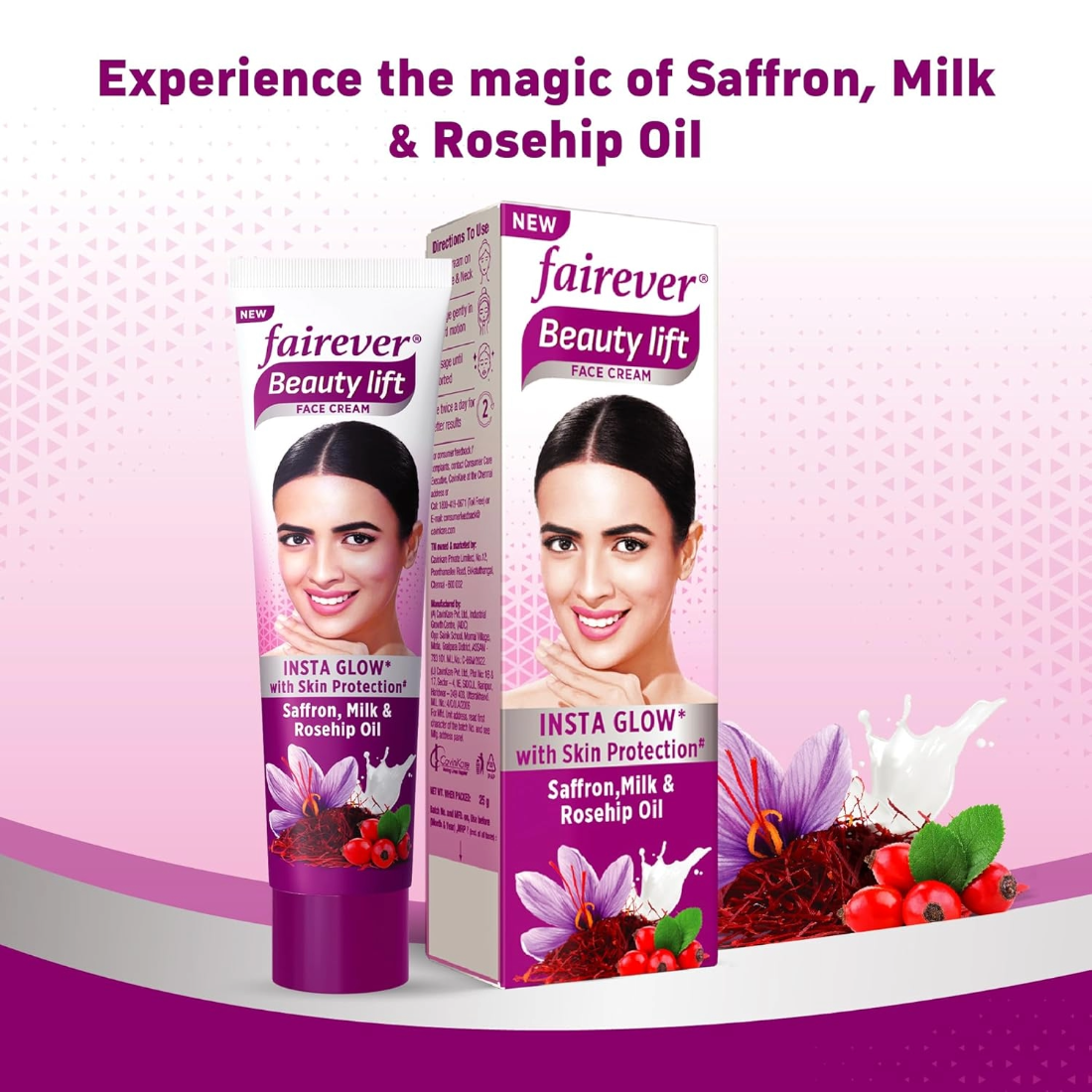 Fairever Beauty Lift Insta Glow Face Cream 25gm Pack Of 4