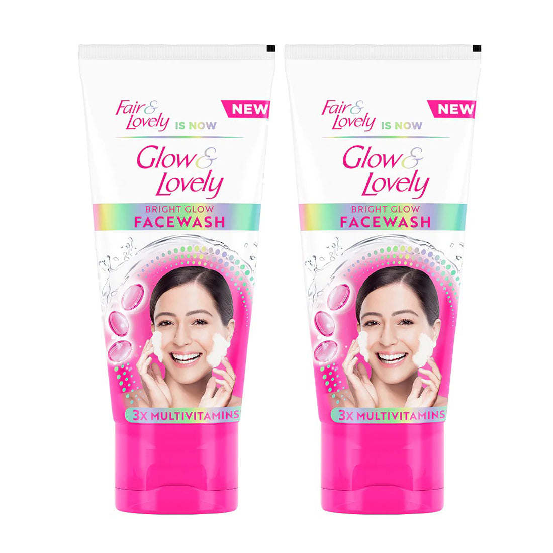 Fair And Lovely Bright Glow Face Wash 50gm Pack Of 2